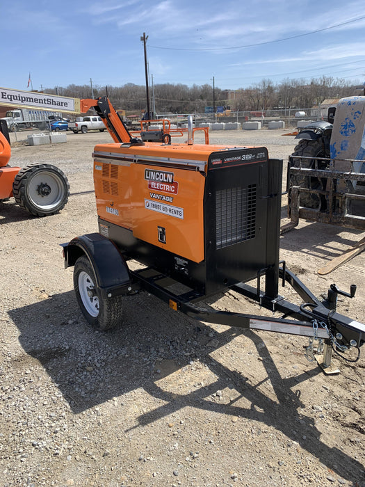 2021 Lincoln Electric Vantage 322 Vantage 322 Ready Pak 3 w/ Decals, ORANGE (includes trailer, cable rack, fender light kit) NO Telematics