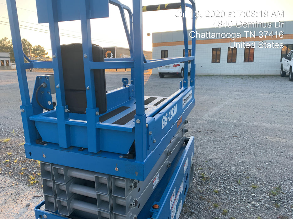 2020 Genie GS-1930 Fixed rails with chain entry gate - Pre A92.20