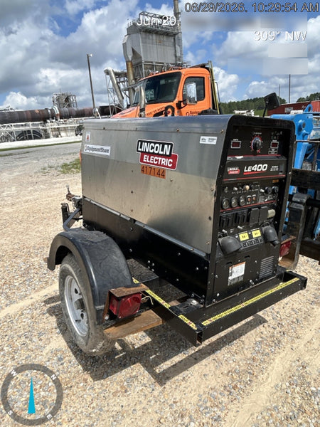 2024 Lincoln Electric LE400 Kubota V1505, Trlr, Cable Rack, Light Kit, ES Decals, T3