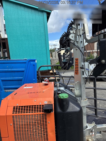 2025 Wanco WLTT-4MM4K Diesel, Mitsubishi L2E, 9.0HP @1800 rpm, Deep Sea Controller, Shore Power Plug, Auto Start, (4) 350W LED Floodlights, 4kW Generator, 60 Gal Fuel Tank, 2" Ball, T3