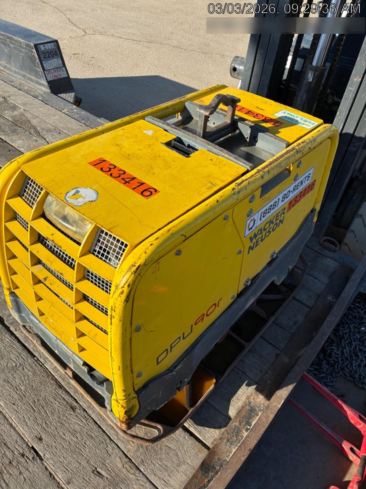 2021 Wacker Neuson DPU90r Vibration plate DPU 90rLem770