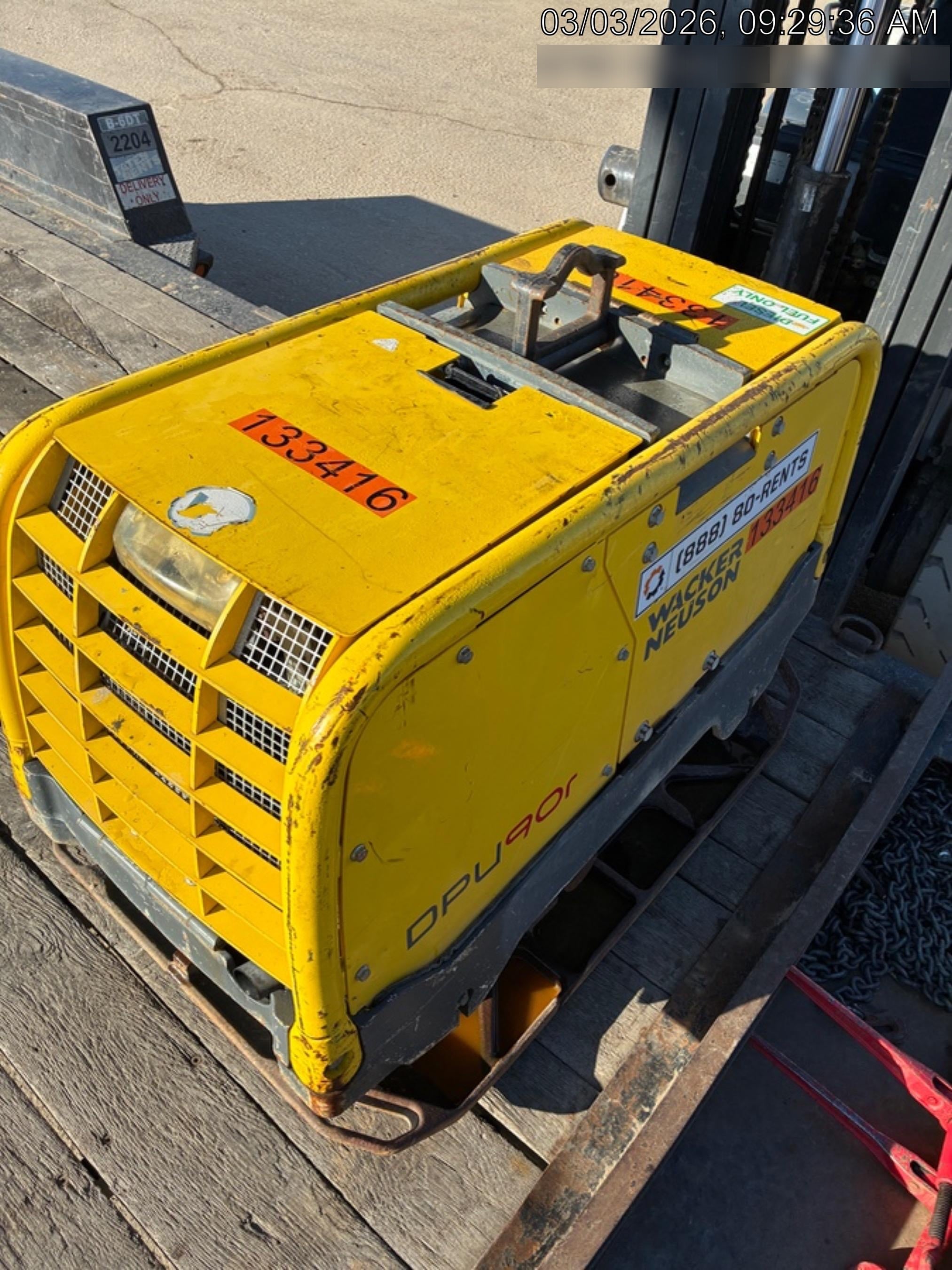 2021 Wacker Neuson DPU90r Vibration plate DPU 90rLem770