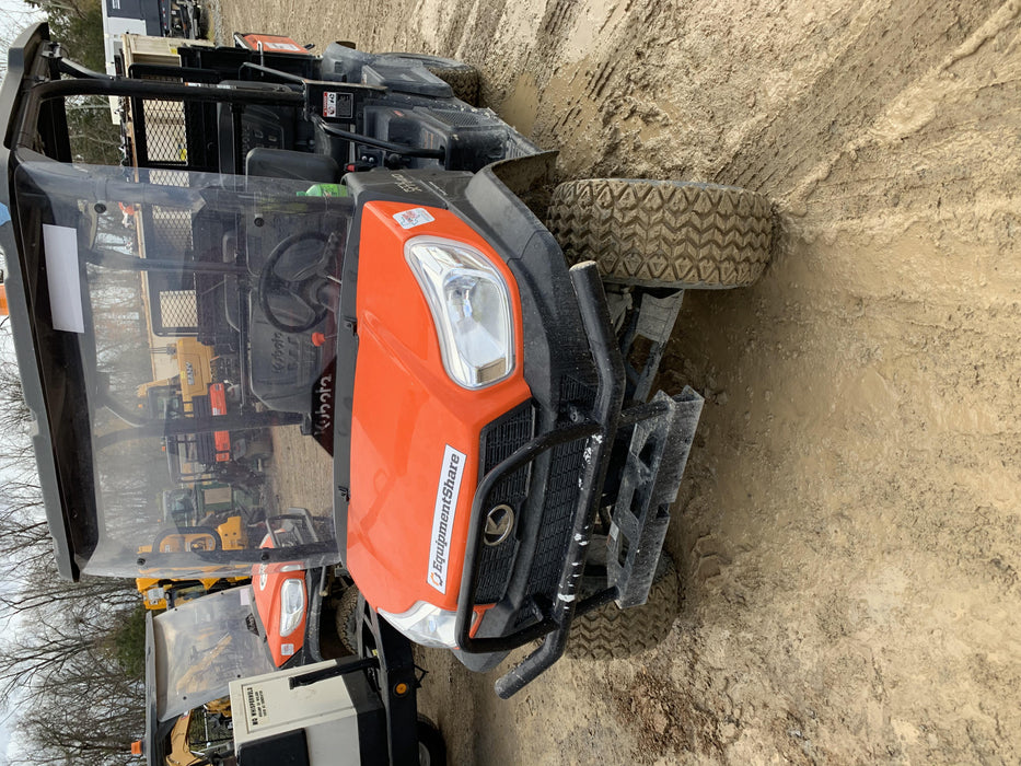 2020 Kubota RTV-X1140W-H 4WD utility cart -LED strobe -Windshield tempered glass -Plastic canopy -Wire harness kit -Backup alarm