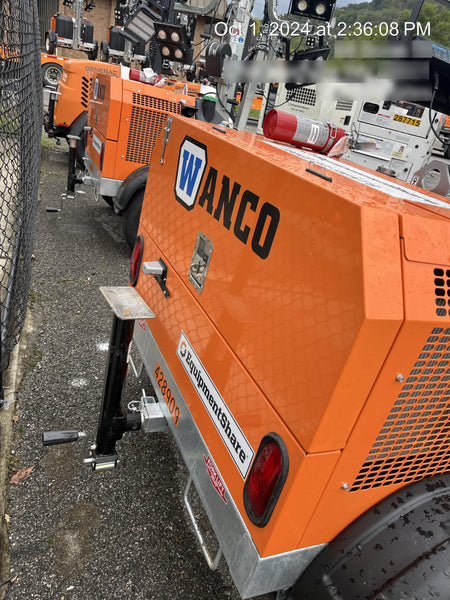 2024 Wanco WLTT-4MM4K Diesel, Deep Sea Controller, Shore Power Plug, Auto Start, (4) 350W LED Floodlights, 4kW Generator, 60 Gal Fuel Tank, 2" Ball, T3