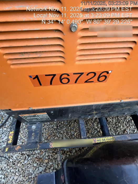 2021 Lincoln Electric Vantage 322 Vantage 322 Ready Pak 3 w/ Decals, ORANGE (includes trailer, cable rack, fender light kit) NO Telematics