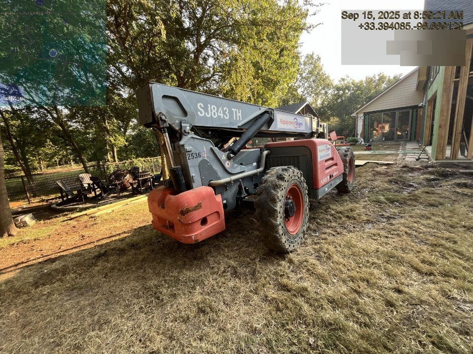 2016 Skyjack SJ843 TH 60" Carriage, Solid Tires, Open ROPS