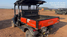 2022 Kubota RTV-X1140W-H Plastic Canopy, Windshield Acrylic Clear, LED Strobe Light, Wire Harness Kit, Back up Alarm