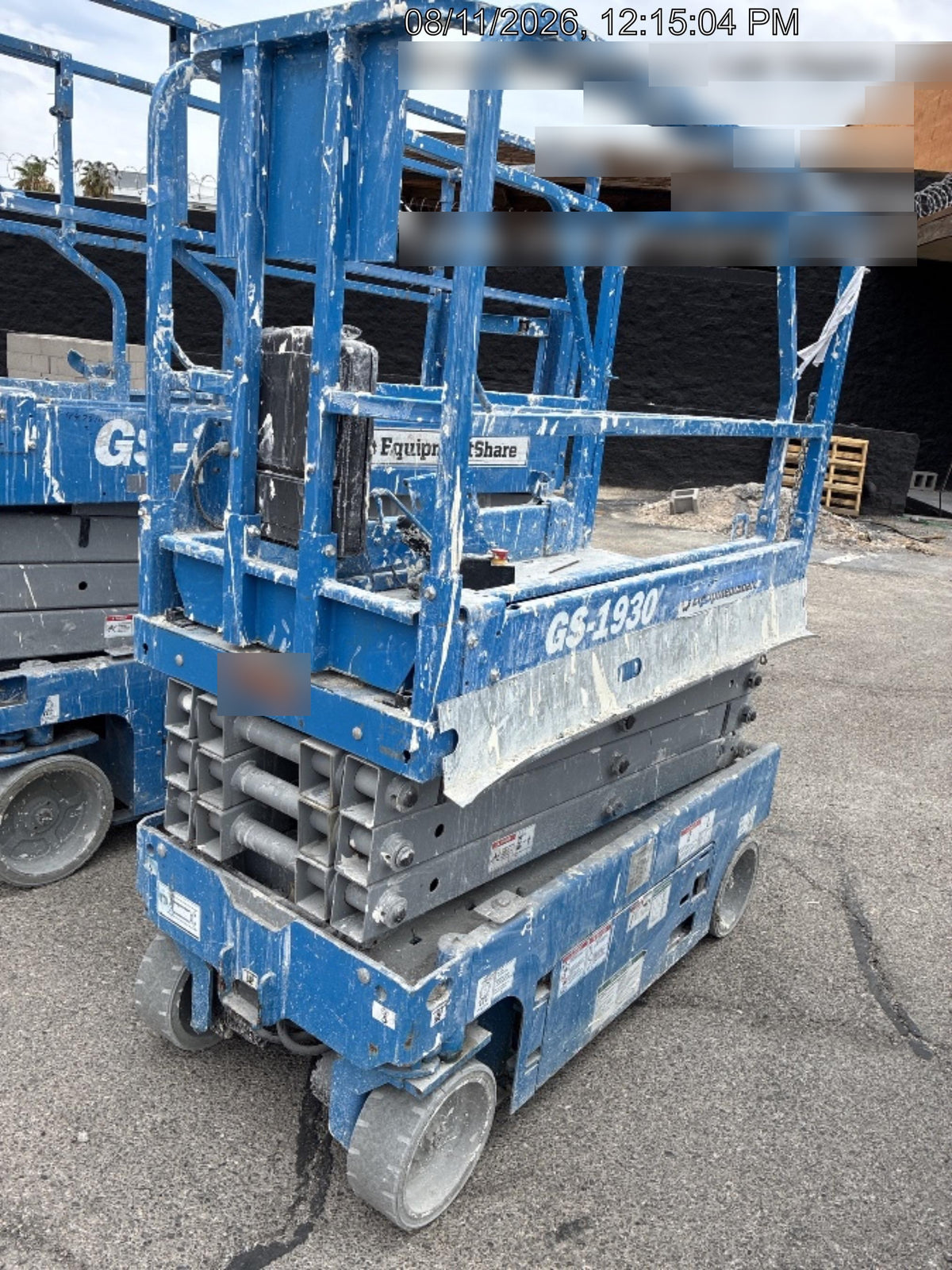 2019 Genie GS-1930 Fixed rails with chain Entry