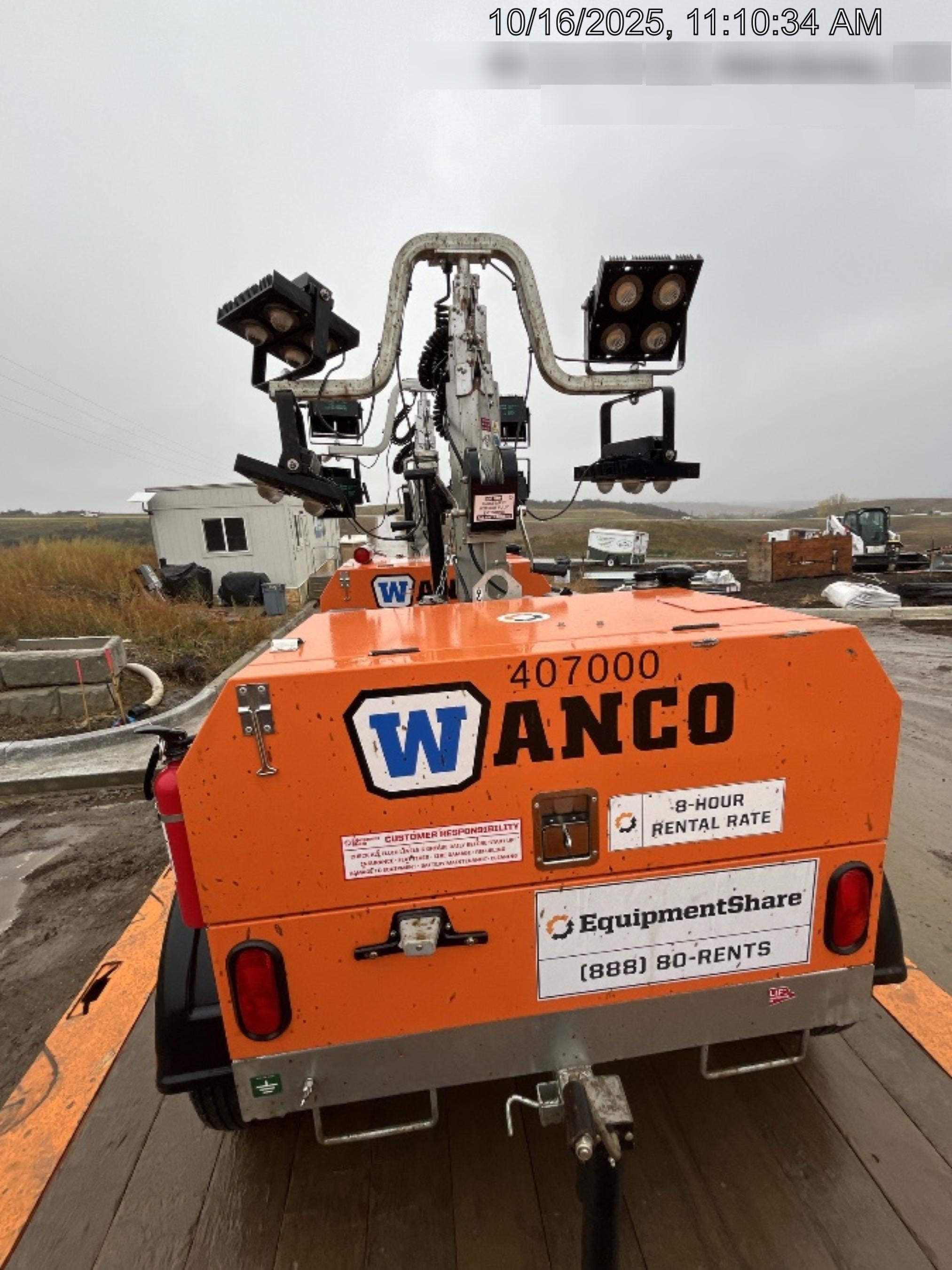 2024 Wanco WLTT-4MM4K Diesel, Deep Sea Controller, Shore Power Plug, Auto Start, (4) 350W LED Floodlights, 4kW Generator, 60 Gal Fuel Tank, 2" Ball, T3