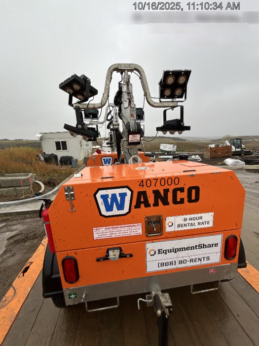 2024 Wanco WLTT-4MM4K Diesel, Deep Sea Controller, Shore Power Plug, Auto Start, (4) 350W LED Floodlights, 4kW Generator, 60 Gal Fuel Tank, 2" Ball, T3