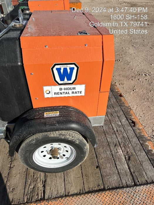 2024 Wanco WLTT-4MM4K Diesel, Deep Sea Controller, Shore Power Plug, Auto Start, (4) 350W LED Floodlights, 4kW Generator, 60 Gal Fuel Tank, 2" Ball, T3