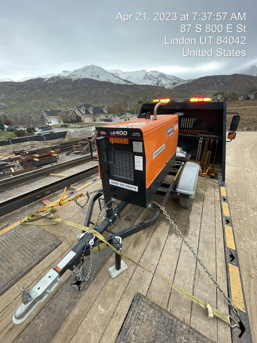 2022 Lincoln Electric LE400 Kubota V1505, Trlr, Cable Rack, Light Kit, ES Decals, T3