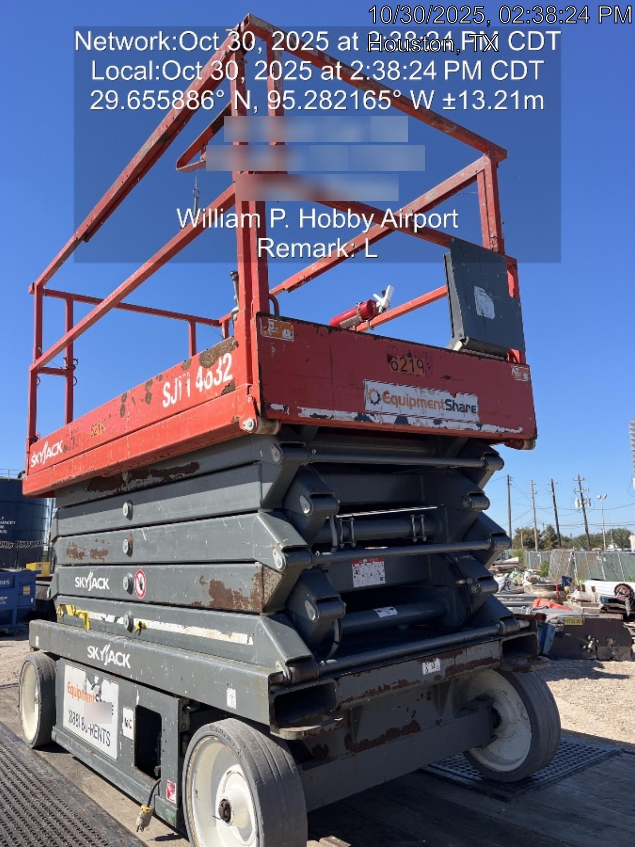 2017 Skyjack SJIII-4632 Skyjack SJ4632, Trojan Battery Set, Extended Warranty 5yr/5k hr