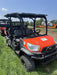 Kubota RTV-X1140W-H 4wd Utility Cart, 4 Seat, Diesel, LED Strobe, Windshield Tempered Glass, Plastic Canopy, Wire Harness Kit, Backup Alarm