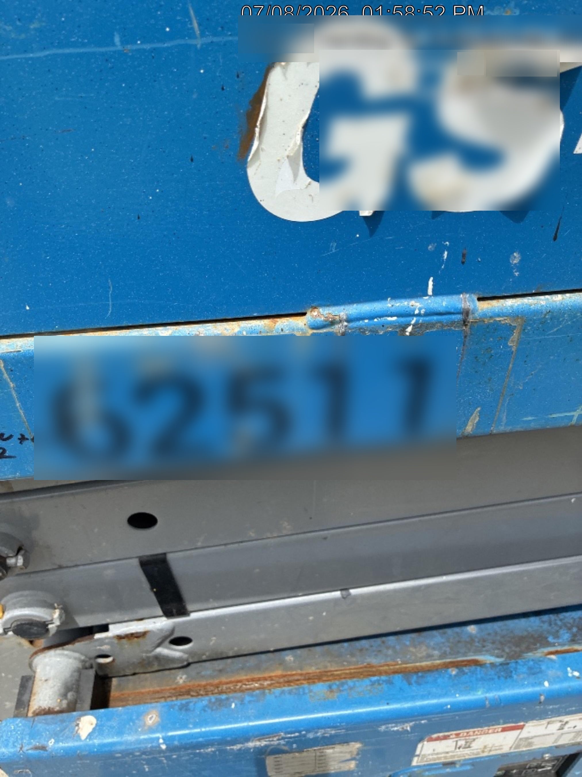 2020 Genie GS-1930 Solid Non Marking Tires, Beacon, Folding rails with half height swing gate