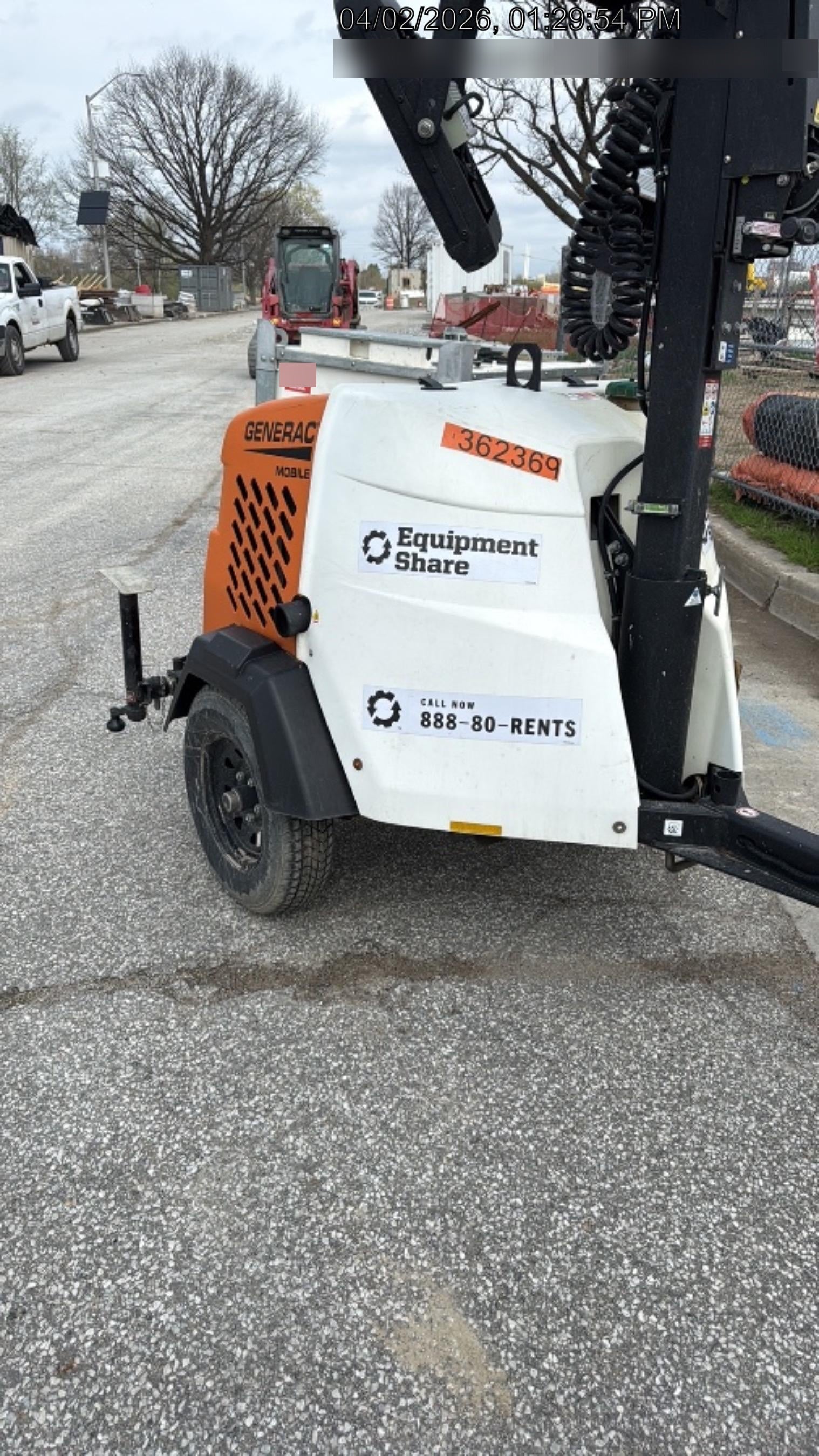 2023 Generac MLT2 Diesel, Flex Switch 120V Input, Powerzone Controller, 
(4) 320W LED Lights, 4kW Generator, 39.9 Gal Fuel Tank, 2" Ball, T3