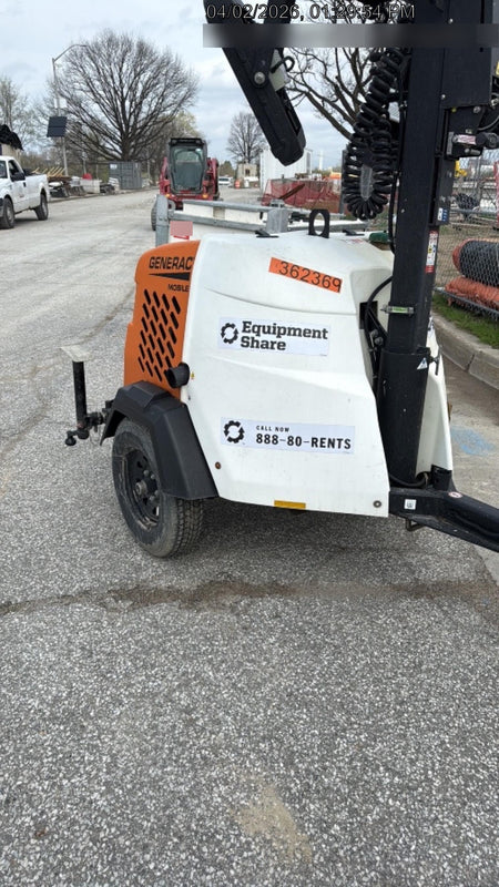 2023 Generac MLT2 Diesel, Flex Switch 120V Input, Powerzone Controller, 
(4) 320W LED Lights, 4kW Generator, 39.9 Gal Fuel Tank, 2" Ball, T3