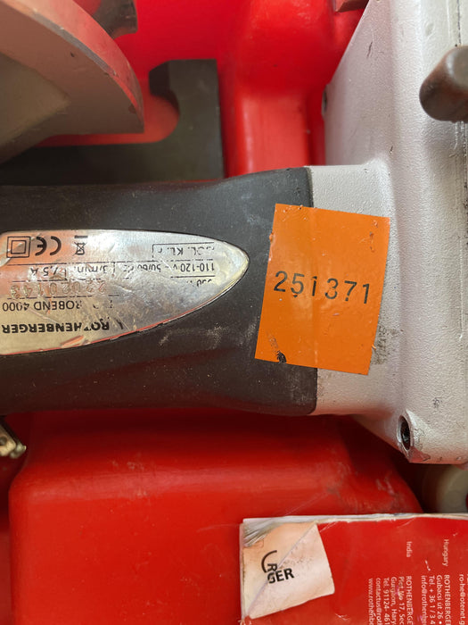 2022 ROTHENBERGER ROBEND 4000