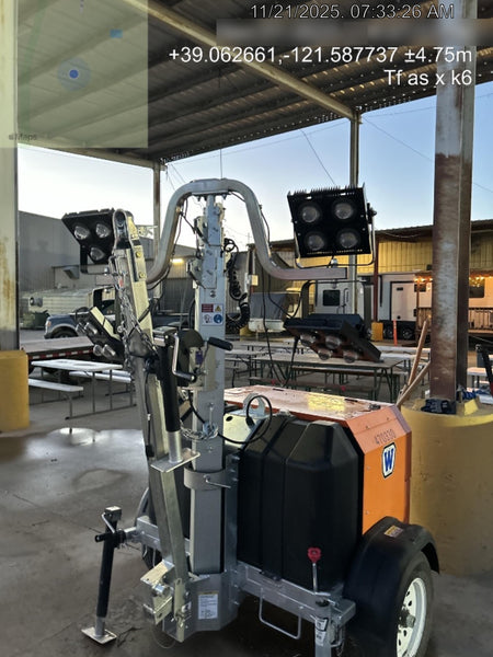 2024 Wanco WLTT-4MM4K Diesel, Deep Sea Controller, Shore Power Plug, Auto Start, (4) 350W LED Floodlights, 4kW Generator, 60 Gal Fuel Tank, 2" Ball, T3