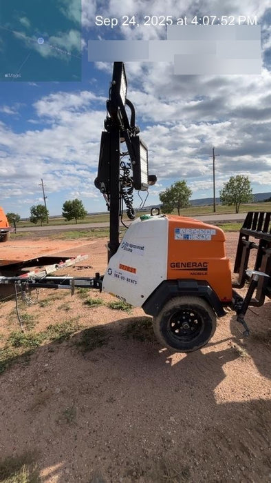 2023 Generac MLT2 Diesel, Flex Switch 120V Input, Powerzone Controller, 
(4) 320W LED Lights, 4kW Generator, 39.9 Gal Fuel Tank, 2" Ball, T3