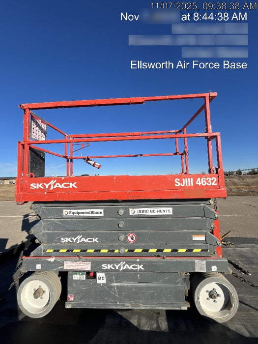 2016 Skyjack SJIII-4632 Standard Rental Specs