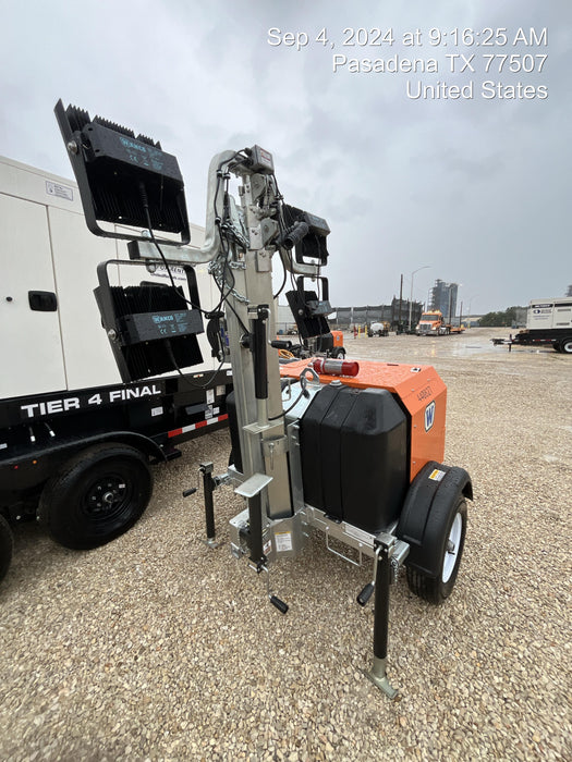 2024 Wanco WLTT-4MM4K Diesel, Deep Sea Controller, Shore Power Plug, Auto Start, (4) 350W LED Floodlights, 4kW Generator, 60 Gal Fuel Tank, 2" Ball, T3