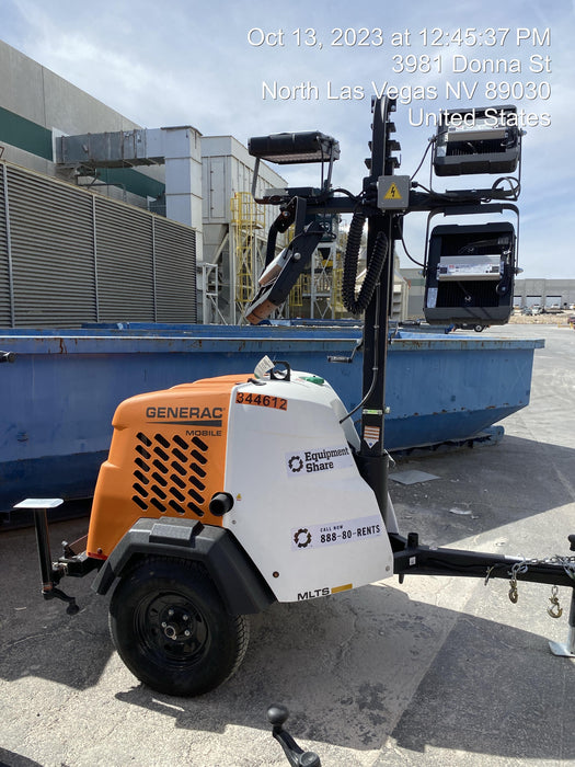 2023 Generac MLT2 Diesel, Flex Switch 120V Input, Powerzone Controller, (4) 320W LED Lights, 4kW Generator, 39.9 Gal Fuel Tank, 2" Ball, T3