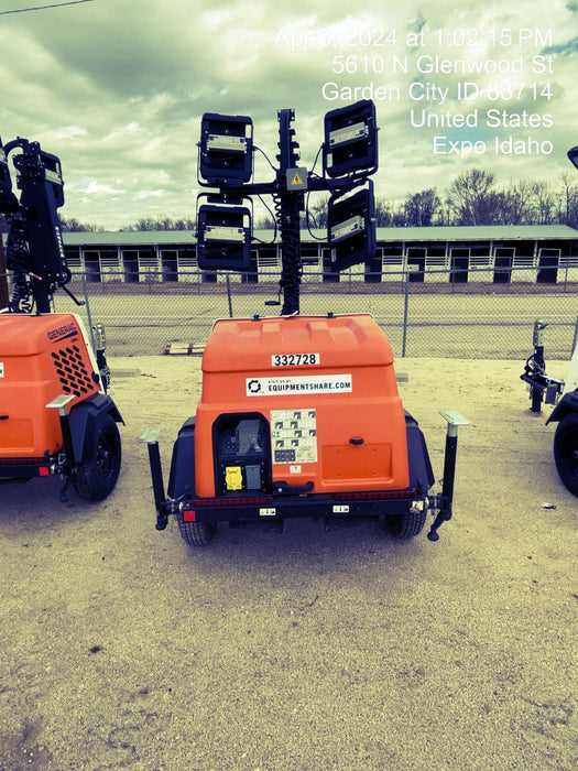 2023 Generac MLT2 Diesel, Flex Switch 120V Input, Powerzone Controller, (4) 320W LED Lights, 4kW Generator, 39.9 Gal Fuel Tank, 2" Ball, T3