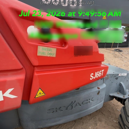 2019 Skyjack SJ66T SJ66T Glazier FF Tire Beacon
