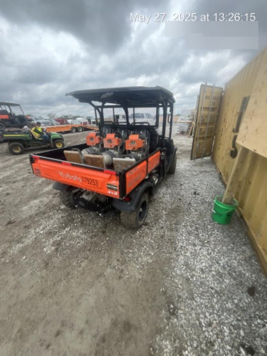 2022 Kubota RTV-X1140W-H Plastic Canopy, Windshield Acrylic Clear, LED Strobe Light, Wire Harness Kit, Back up Alarm