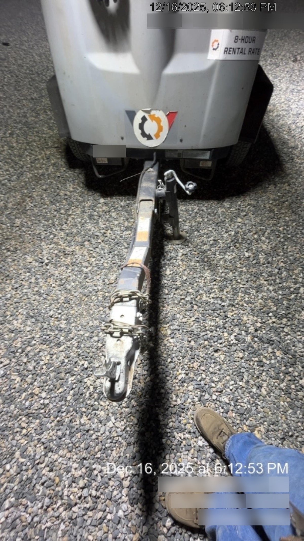 2019 Wacker Neuson LTV6L-MH Mobile Light Tower w/Fuel Level Sensor Installed