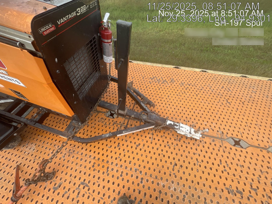 2021 Lincoln Electric Vantage 322 Vantage 322 Ready Pak 3 w/ Decals, ORANGE (includes trailer, cable rack, fender light kit) NO Telematics