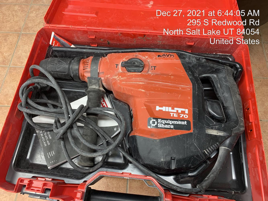2020 HILTI TE 70-AVR