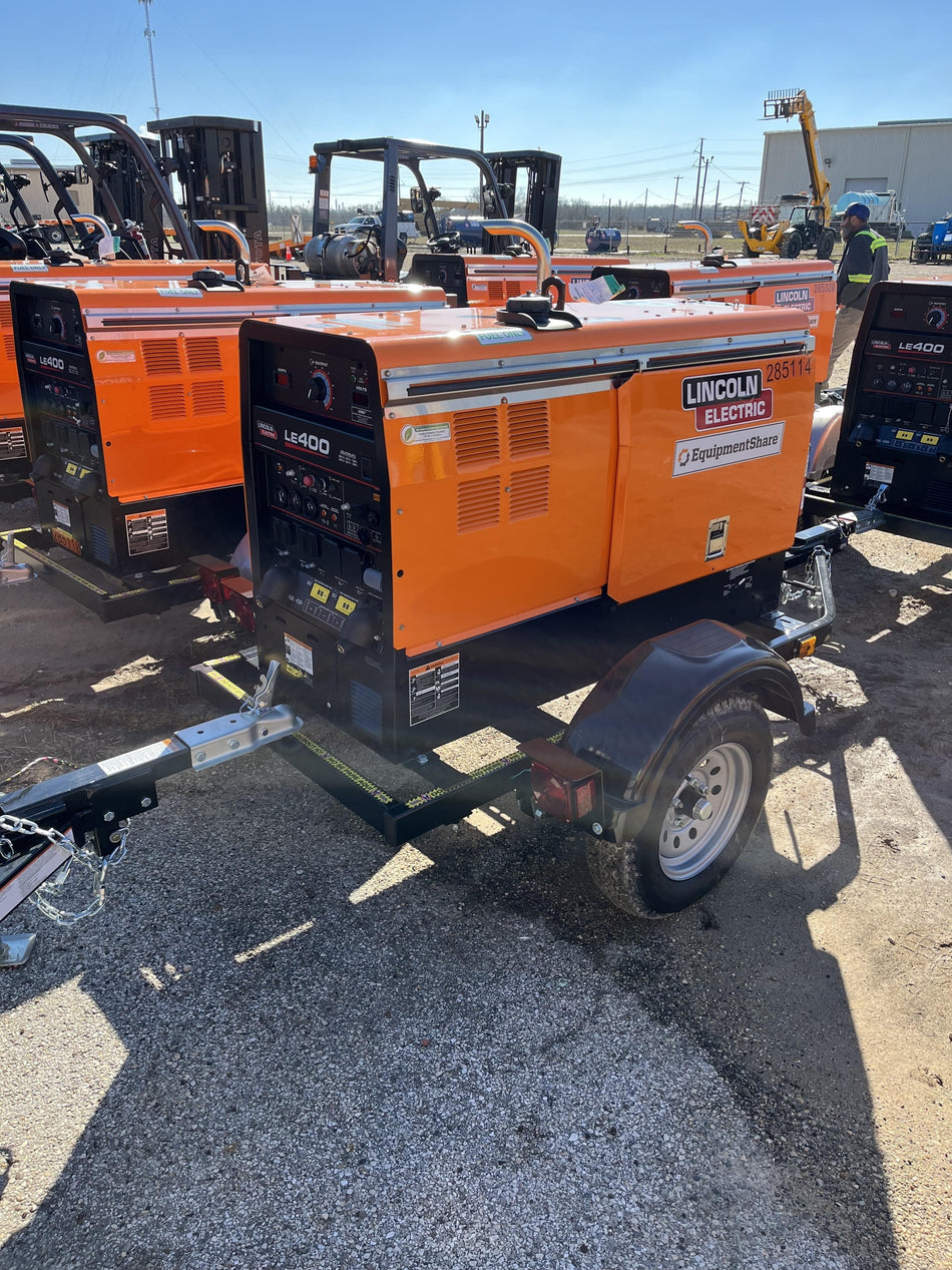 2022 Lincoln Electric LE400 Kubota V1505, Trlr, Cable Rack, Light Kit, ES Decals, T3