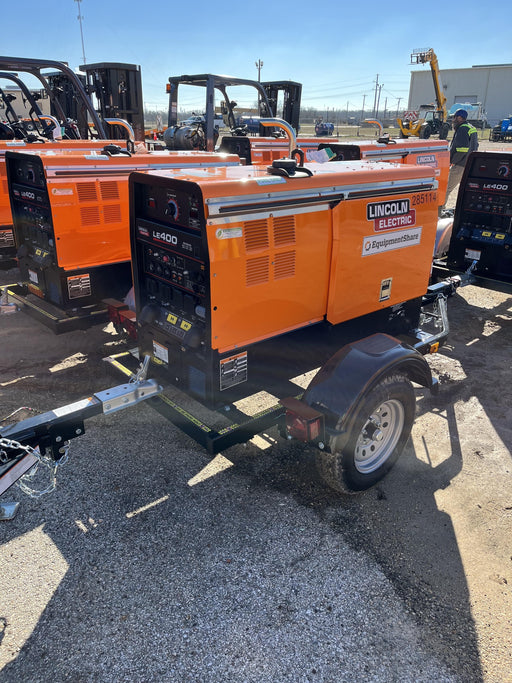 2022 Lincoln Electric LE400 Kubota V1505, Trlr, Cable Rack, Light Kit, ES Decals, T3