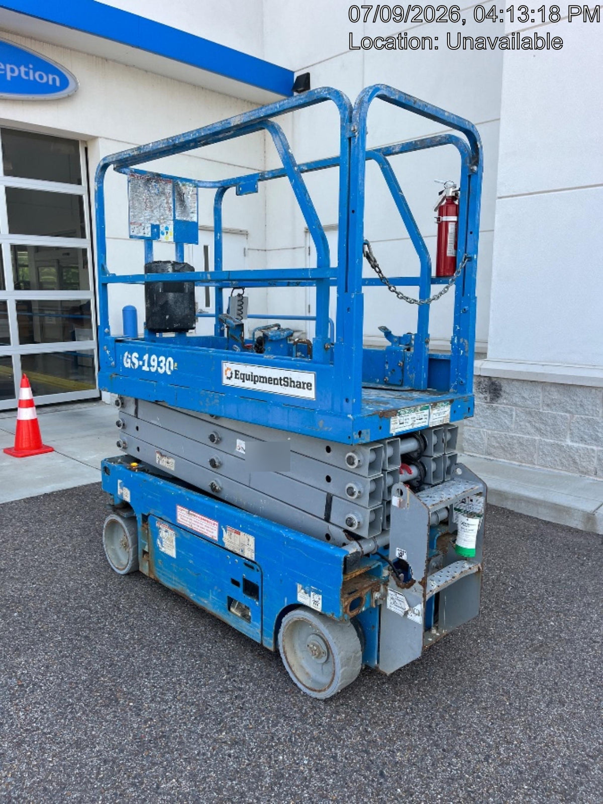 2019 Genie GS-1930 Fixed rails with chain Entry