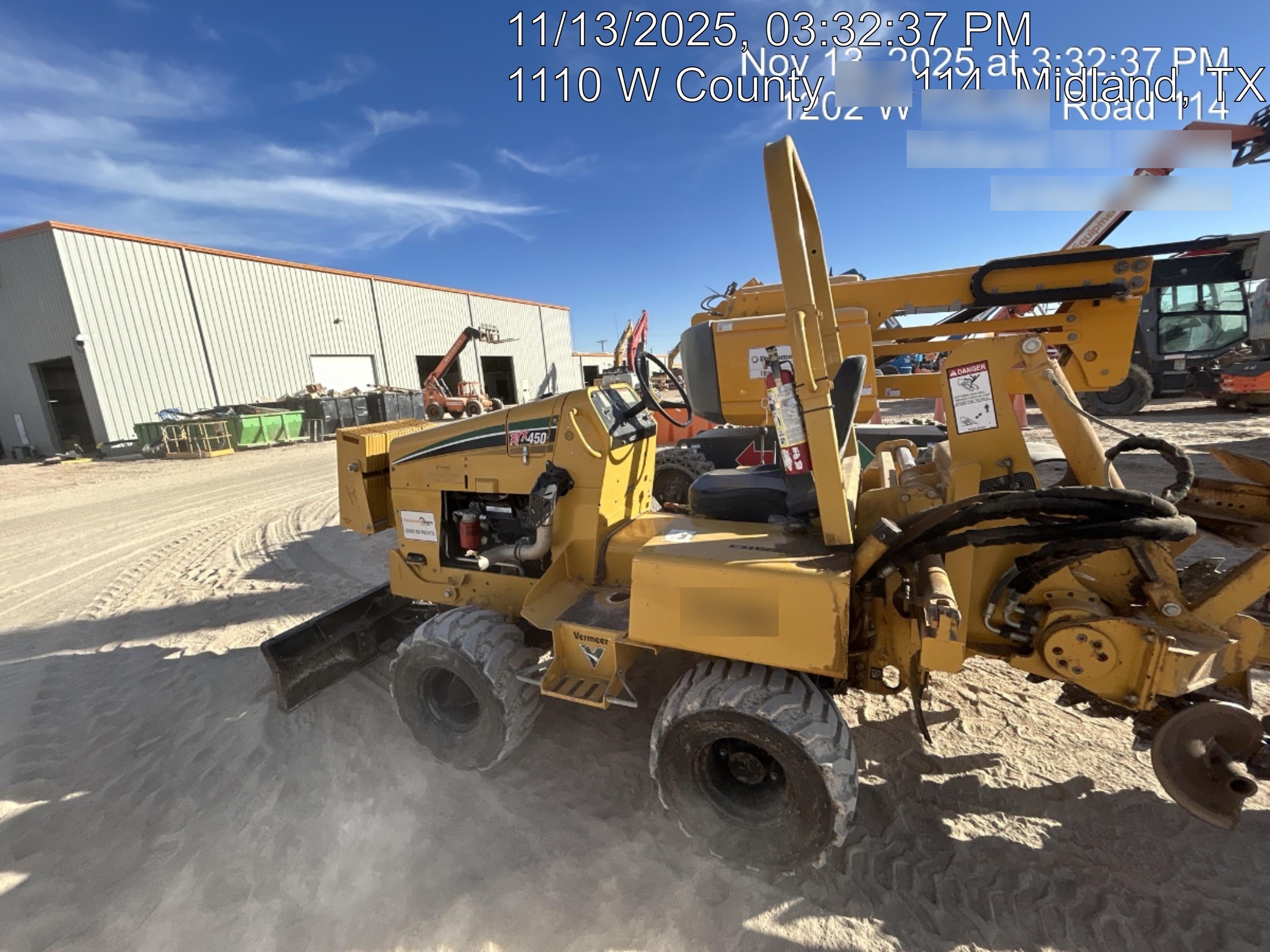 2019 VERMEER RTX450