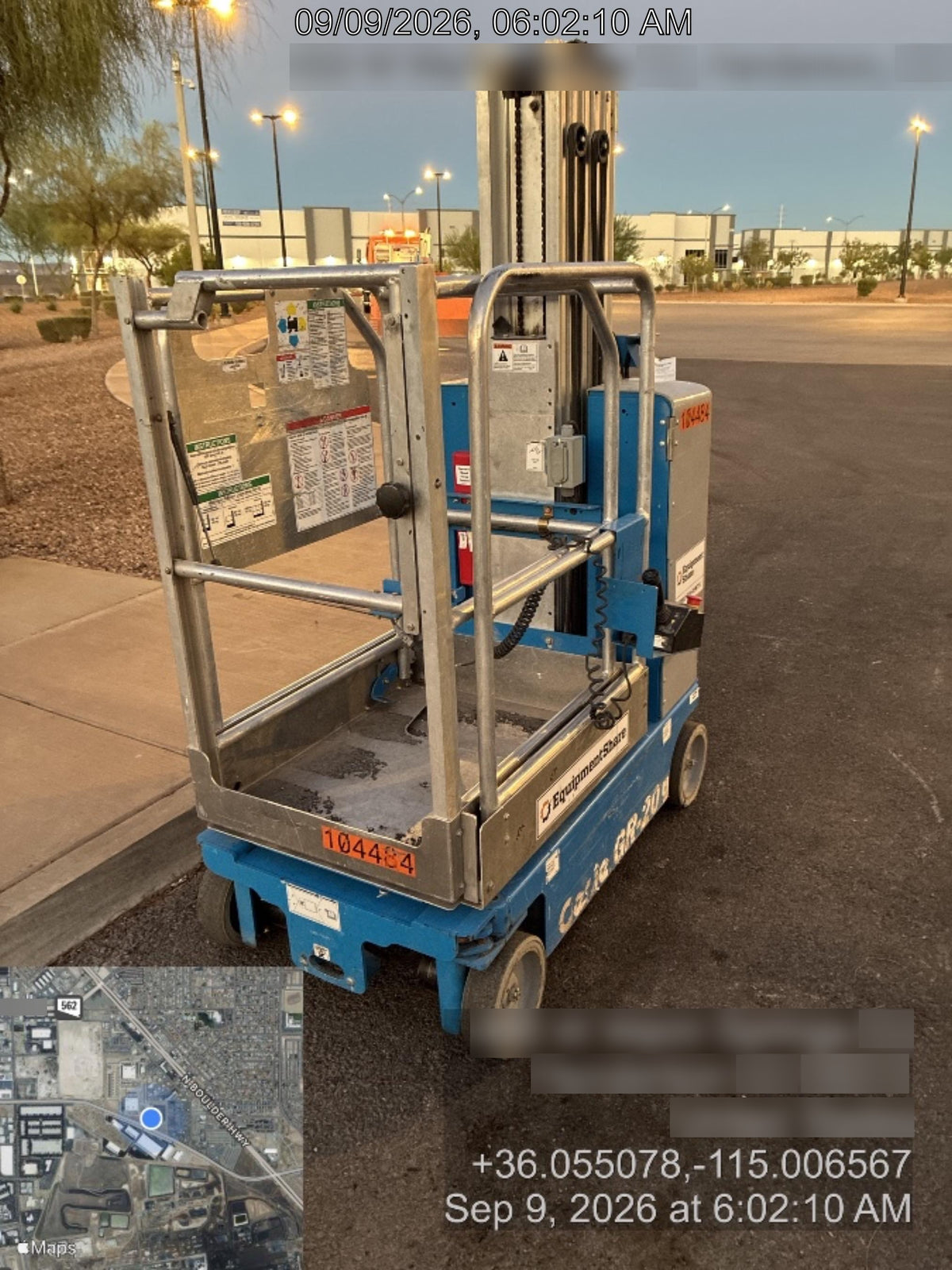 2020 GENIE GR-20