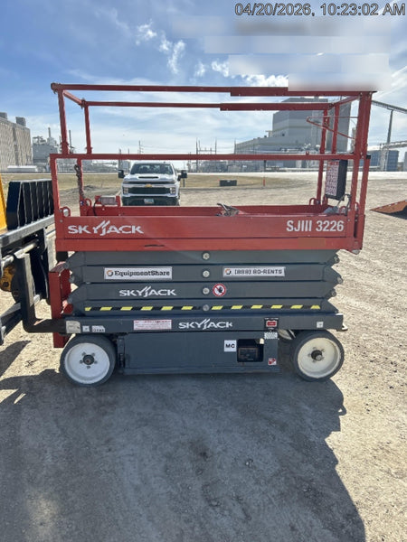 2017 Skyjack SJIII-3226 Standard Rental Specs