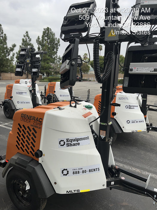 2023 Generac MLT2 Diesel, Flex Switch 120V Input, Powerzone Controller, (4) 320W LED Lights, 4kW Generator, 39.9 Gal Fuel Tank, 2" Ball, T3