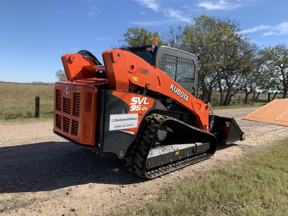 2020 Kubota SVL95-2SHC Cab, Rubber Tracks, Hydraulic Quick Coupler