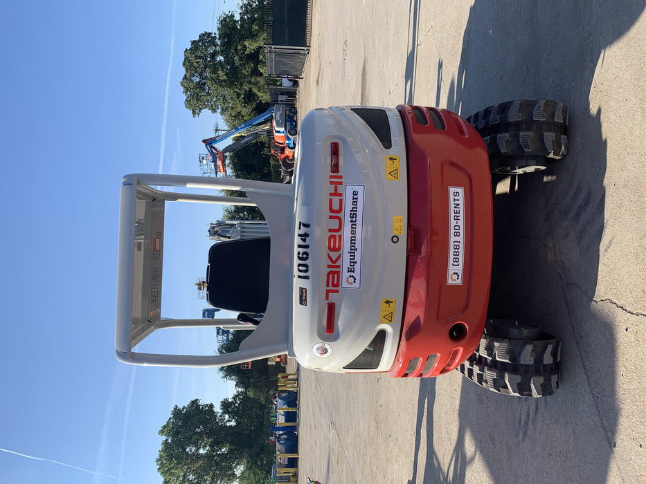 2020 Takeuchi TB235-2R Canopy, Rubber Tracks, Manual TAG QC