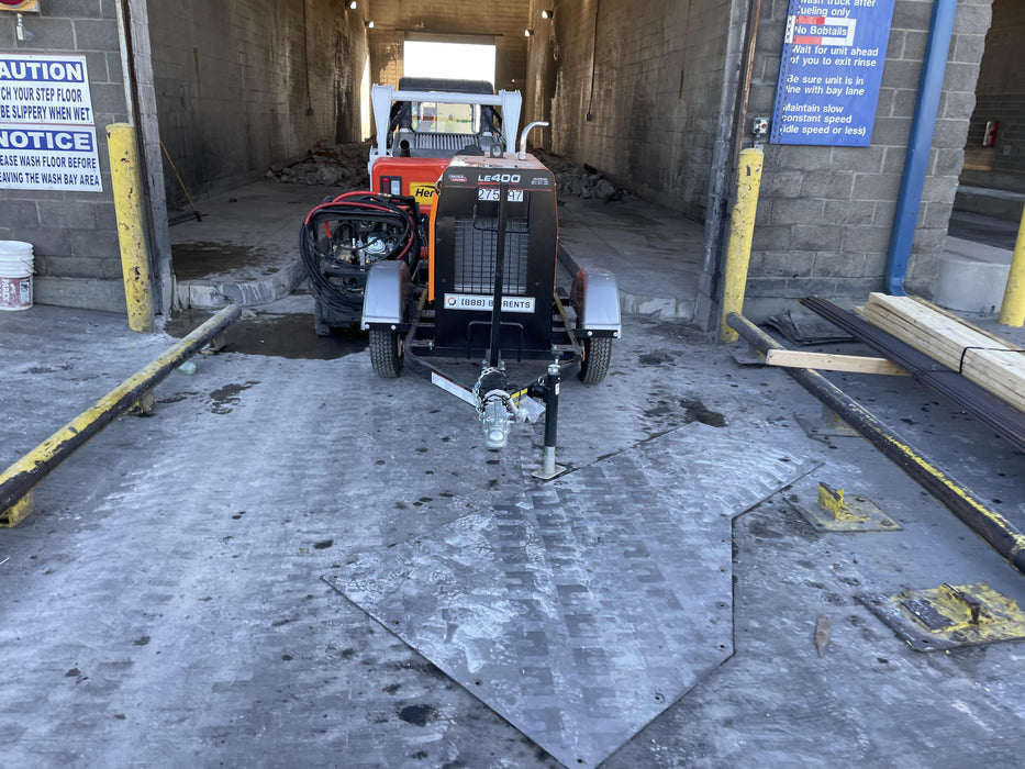 2022 Lincoln Electric LE400 Kubota V1505, Trlr, Cable Rack, Light Kit, ES Decals, T3