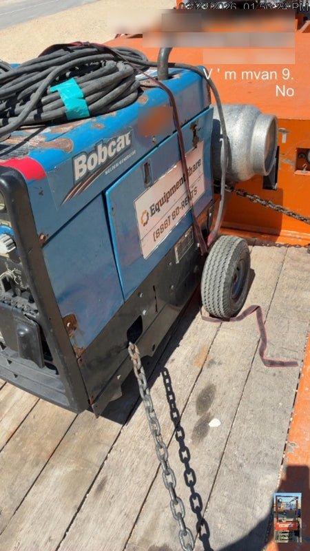 2019 Miller Electric BOBCAT 250 LP/Propane, Running Gear, Tank Bracket, Hose