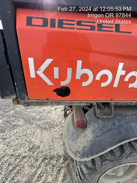 2020 Kubota RTV-X1140W-H Canopy, 4-Seater, Diesel, Windshield Acrylic Clear, Strobe Light, Backup Alarm