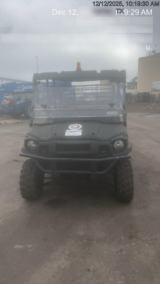 2019 Kawasaki Mule PRO-DXT Standard Options, Backup Alarm, Beacon, Plastic Hard Top, Poly Windshield, Horn Kit