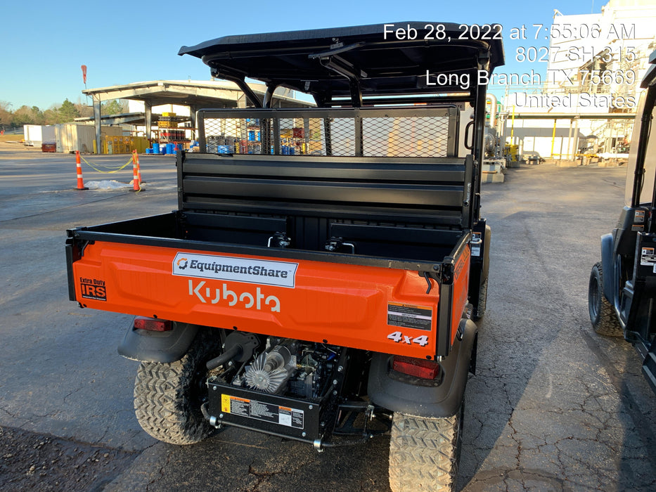2022 Kubota RTV-X1140W-H Plastic Canopy, Windshield Acrylic Clear, LED Strobe Light, Wire Harness Kit, Back up Alarm