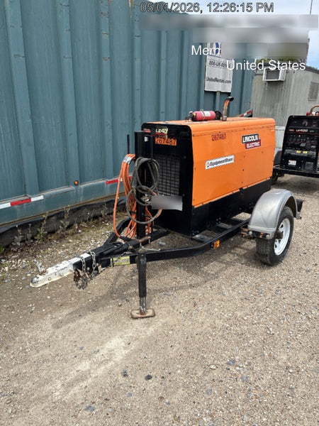 2022 Lincoln Electric LE400 Kubota V1505, Trlr, Cable Rack, Light Kit, ES Decals, T3