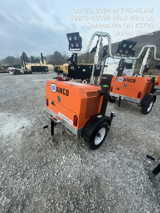 2024 Wanco WLTT-4MM4K Diesel, Deep Sea Controller, Shore Power Plug, Auto Start, (4) 350W LED Floodlights, 4kW Generator, 60 Gal Fuel Tank, 2" Ball, T3