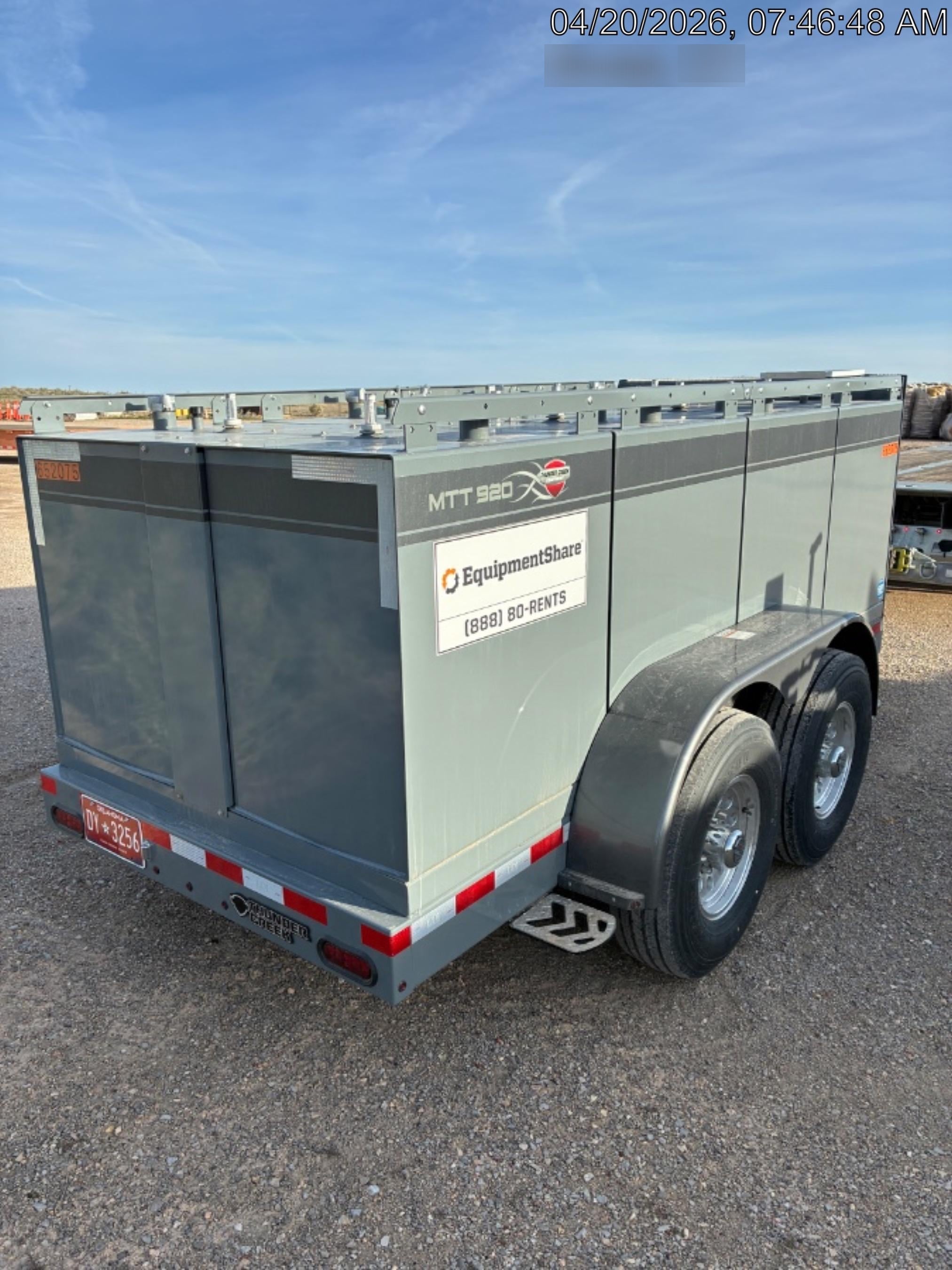 2026 THUNDER CREEK MTT920 - Hazmat not required